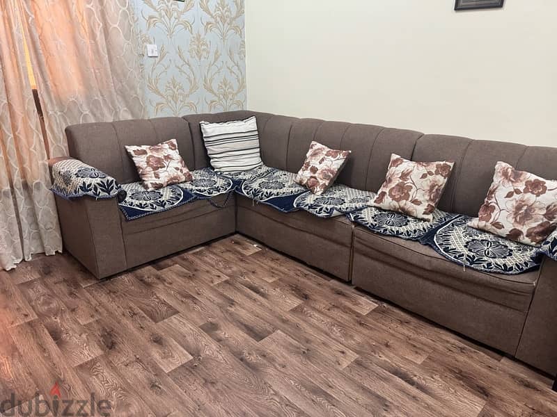 L shape  sofa set 2