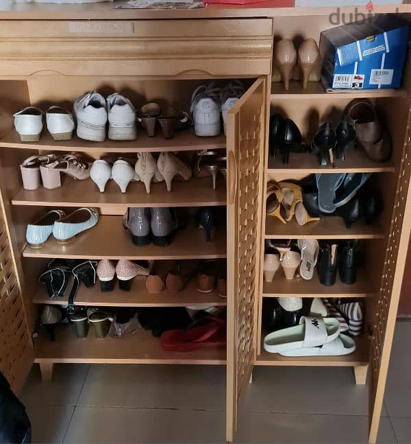 Two Spacious Shoe Rack Cabinets 0