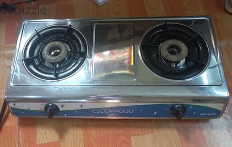 2 burner  stove with cylinder