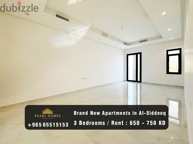 Brand New Apartments for Rent in Al-Siddeeq  New Building 0