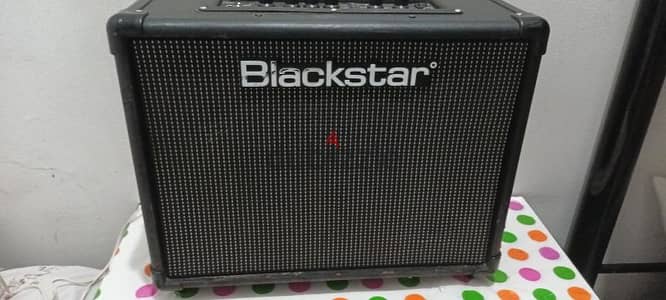 blackstar guitar amplifier and electric guitar