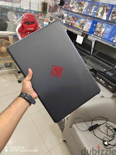 hp Omen gaming core i7 HQ Ram 12 ddr4 2 Hard ssd gtx 1070 8g جمينج