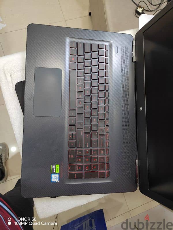 hp Omen gaming core i7 HQ Ram 12 ddr4 2 Hard ssd gtx 1070 8g جمينج 8