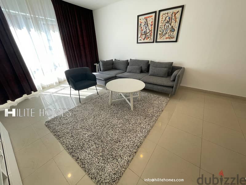 One bedroom furnished apartment for rent in Salmiya 3