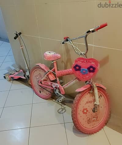 Cycle and scooty for sale