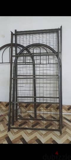 double iron cot good condition 0