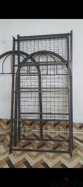 double iron cot good condition