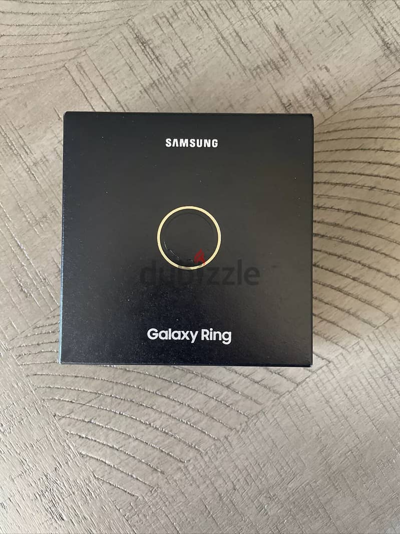 Samsung Galaxy Ring Titanium Gold SM-Q509 Smart Ring Bluetooth Size 9 1