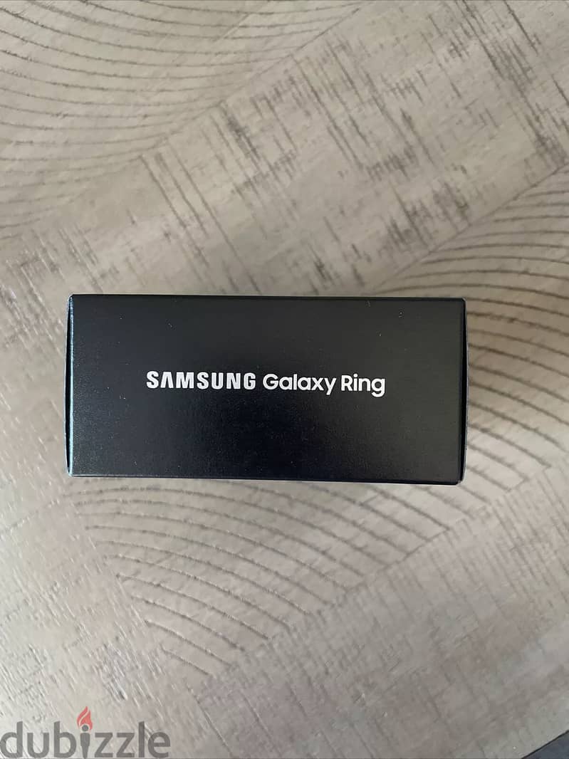 Samsung Galaxy Ring Titanium Gold SM-Q509 Smart Ring Bluetooth Size 9 3