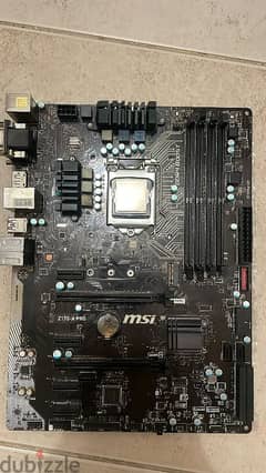 msi z170a pro with I7 6700 0