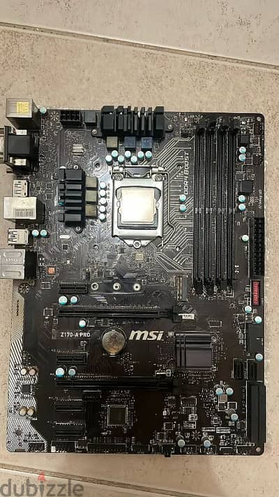 msi z170a pro with I7 6700