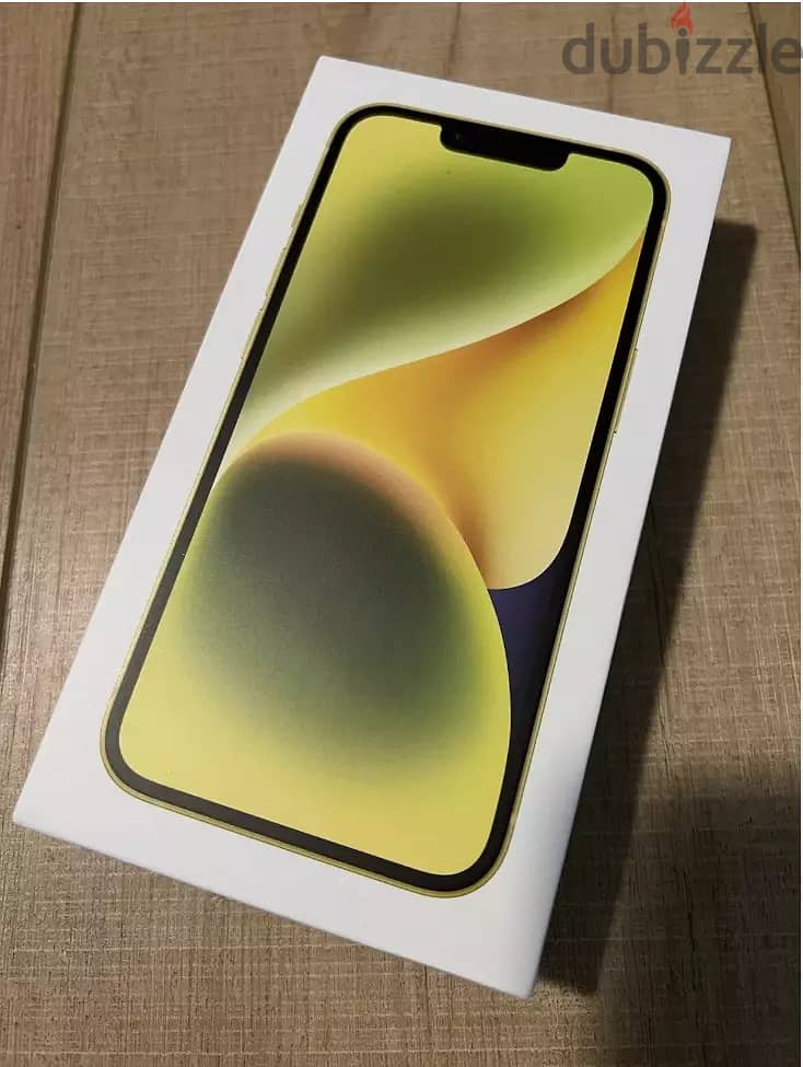 NEW Sealed Unlocked Apple iPhone 14 128GB Yellow OEM Apple Warranty! 0