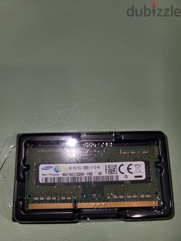 Samsung 4GB DDR3L Laptop Memory, 1600MHz, PC3-12800 Speed, 2