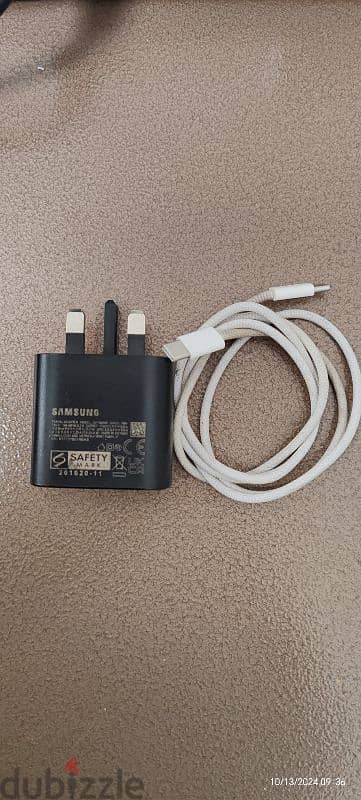 samsung 25 watt chatge+ apple tipe c cable 0