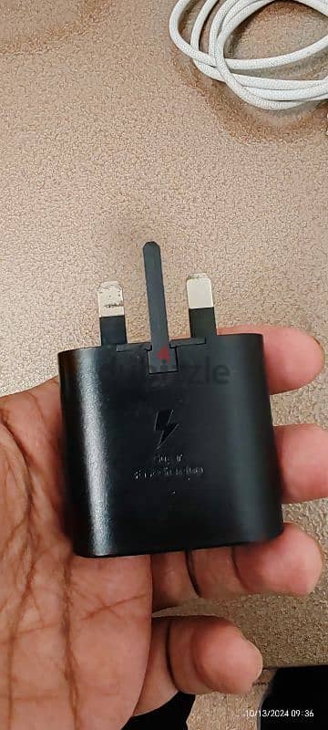 samsung 25 watt chatge+ apple tipe c cable 3