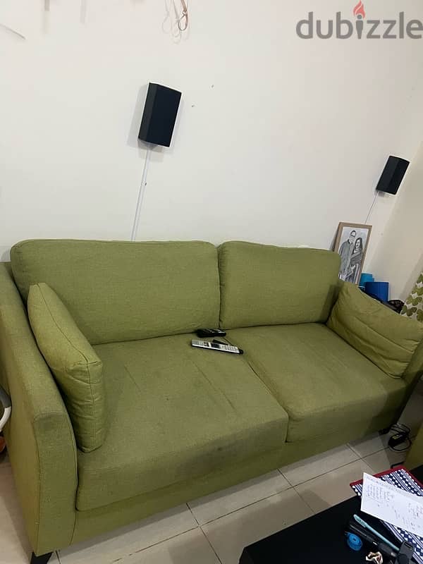 Safat home Sofa with Center Table (3+2+1) 3