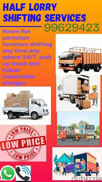 Half lorry shifting service Room flat house 99629423 3