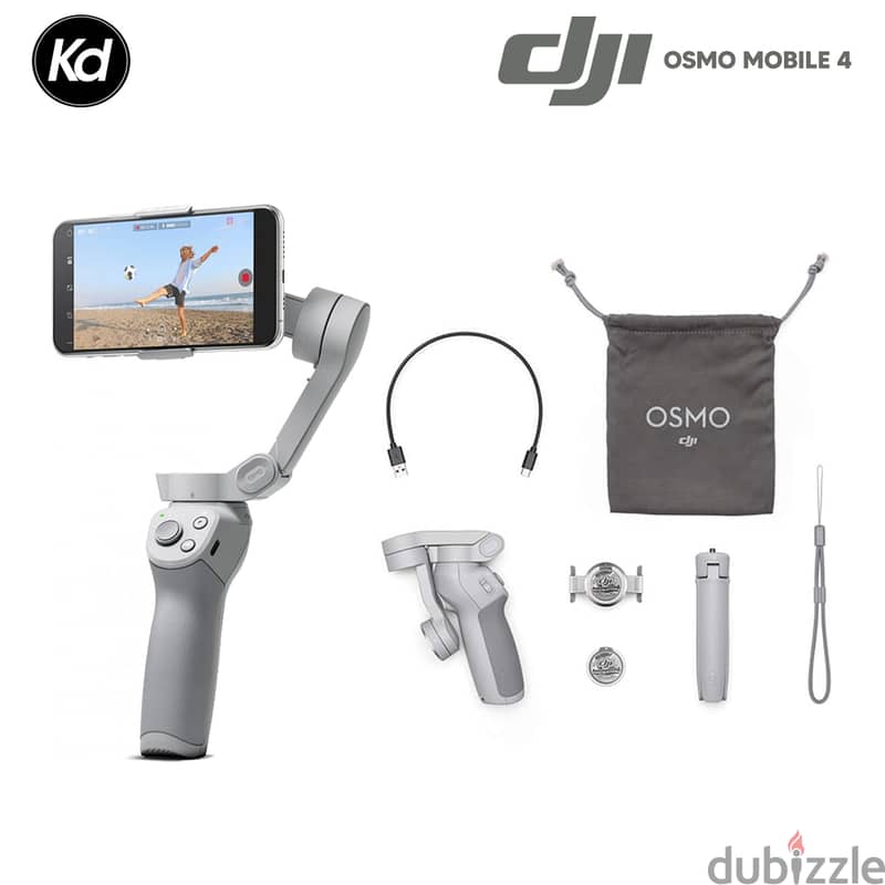 DJI OM 4 - Handheld 3-Axis Smartphone Gimbal Stabilizer with Grip 0