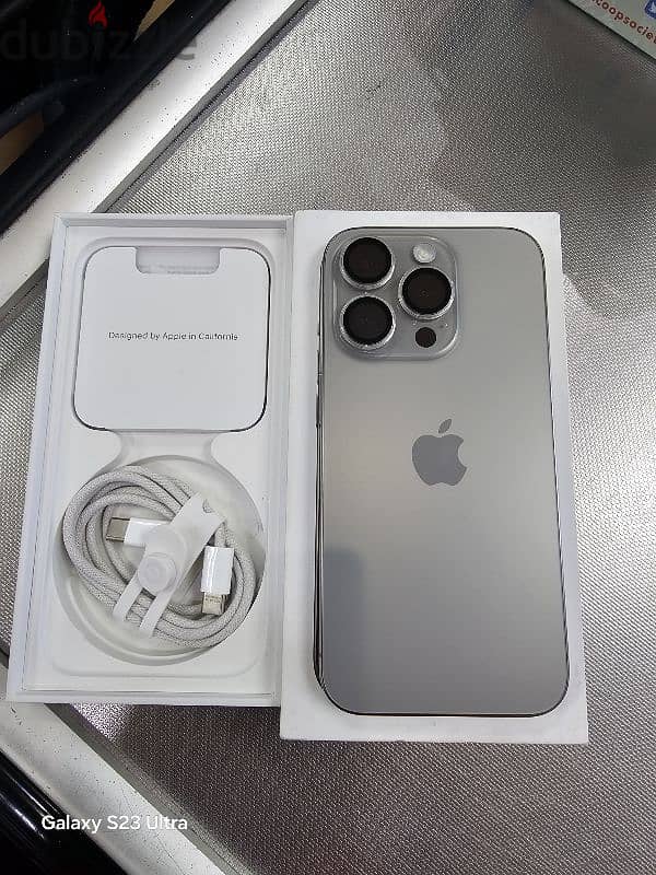 Iphone 15 Pro 256gb Natural Titanium for sale! 2