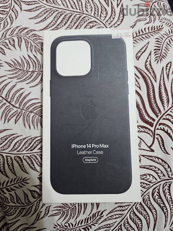 Iphone 14 pro max original Leather case 0