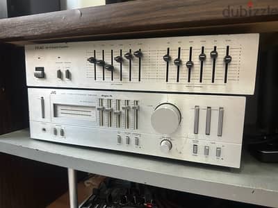 teac equalizer / JVC integrated amplifier