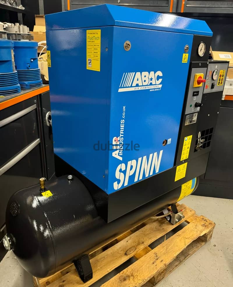 ABAC SPINN New Compressor + Dryer! 5. 4