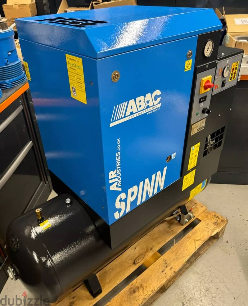 ABAC SPINN New Compressor + Dryer! 5. 5