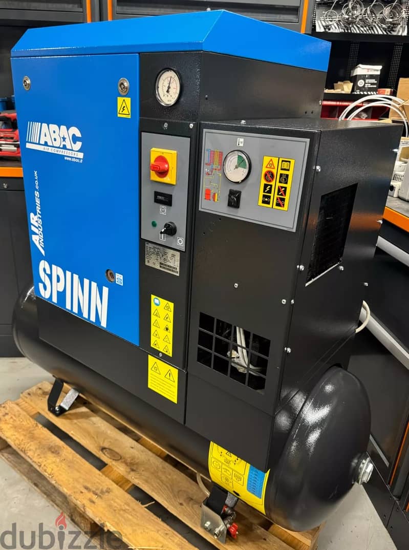 ABAC SPINN New Compressor + Dryer! 5. 6