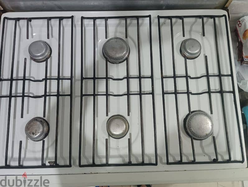 LPG Stove 6 Burners Cooking Range Inbuilt Oven 1