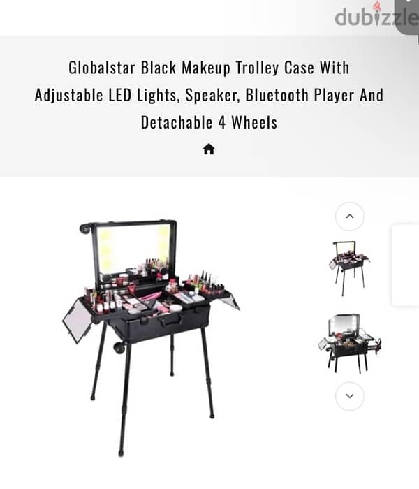 portable vanity makeup trolley by MASTER PROFESSIONAL 1