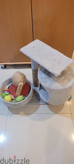 cat house and toys - ,بيت قطط والعاب 0