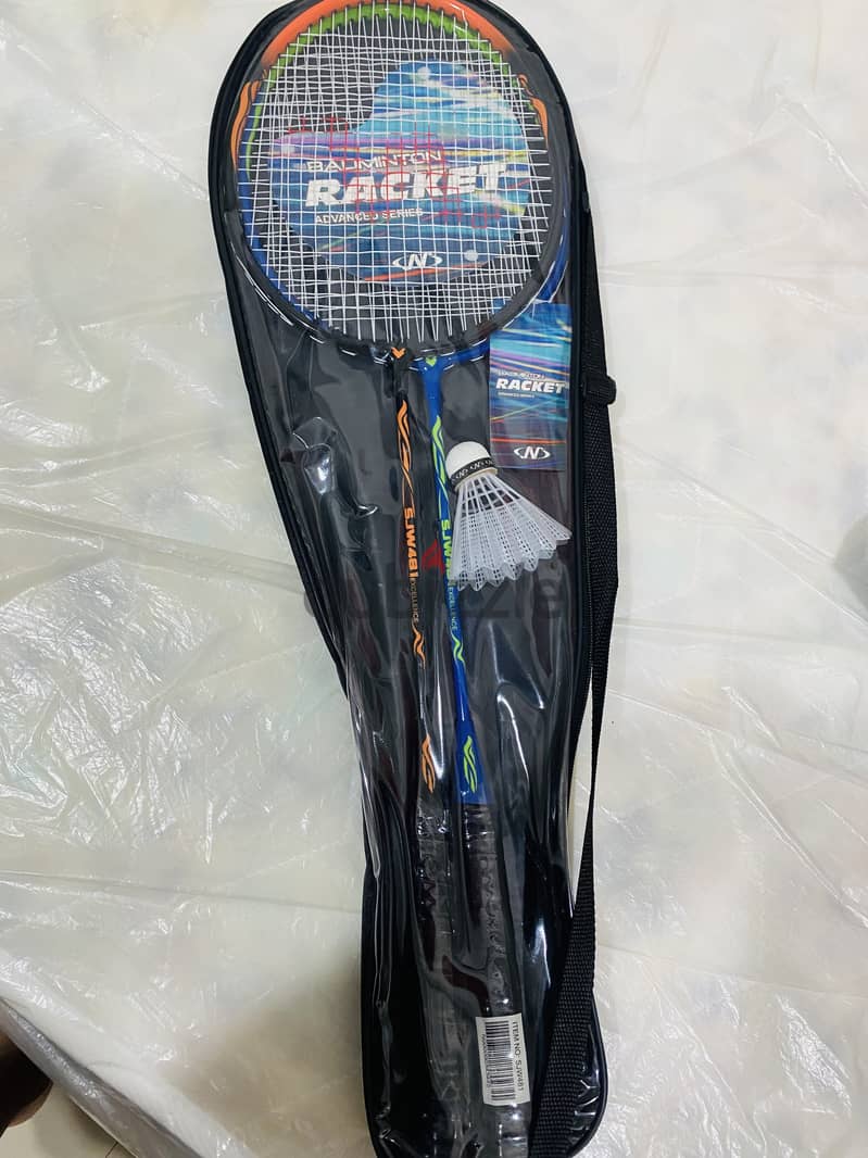 Badminton Al Nasser brand new  pair in only 3 kd with packing nd bill 3