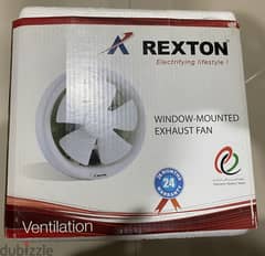 Rexton exhaust fan new not used very good quality window mounted fan 0