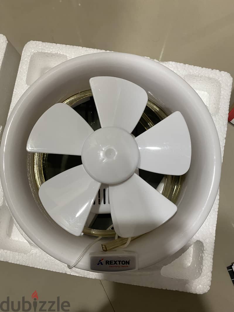 Rexton exhaust fan new not used very good quality window mounted fan 3