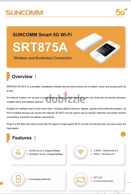 Router 5G+ WIFI 6 Excellent and special design for signal weak areas 0