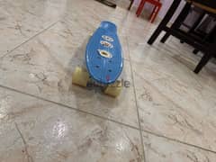 Blue skateboard 0