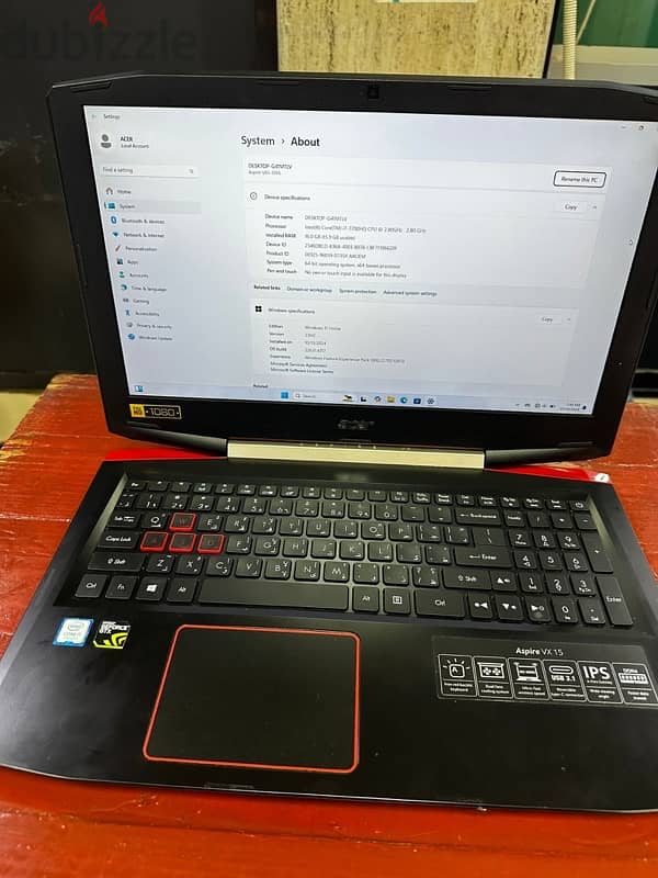 acer aspire vx gaming 2