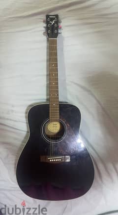 Yamaha F370 Full Size Acoustic Guitar in black gloss 0