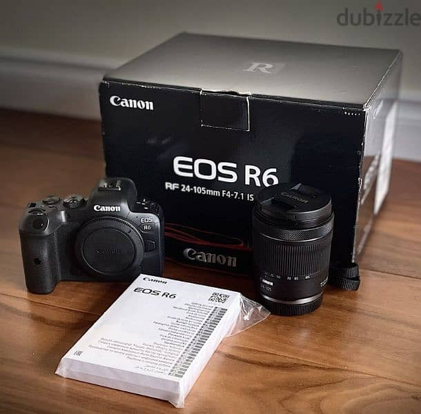 Canon EOS R6 Miroless camera with 24-105mm lens kit 0