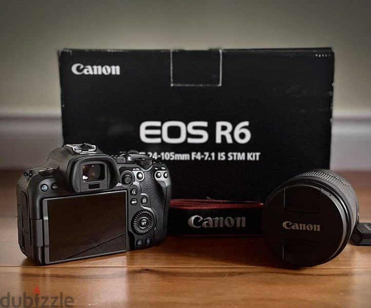 Canon EOS R6 Miroless camera with 24-105mm lens kit 1