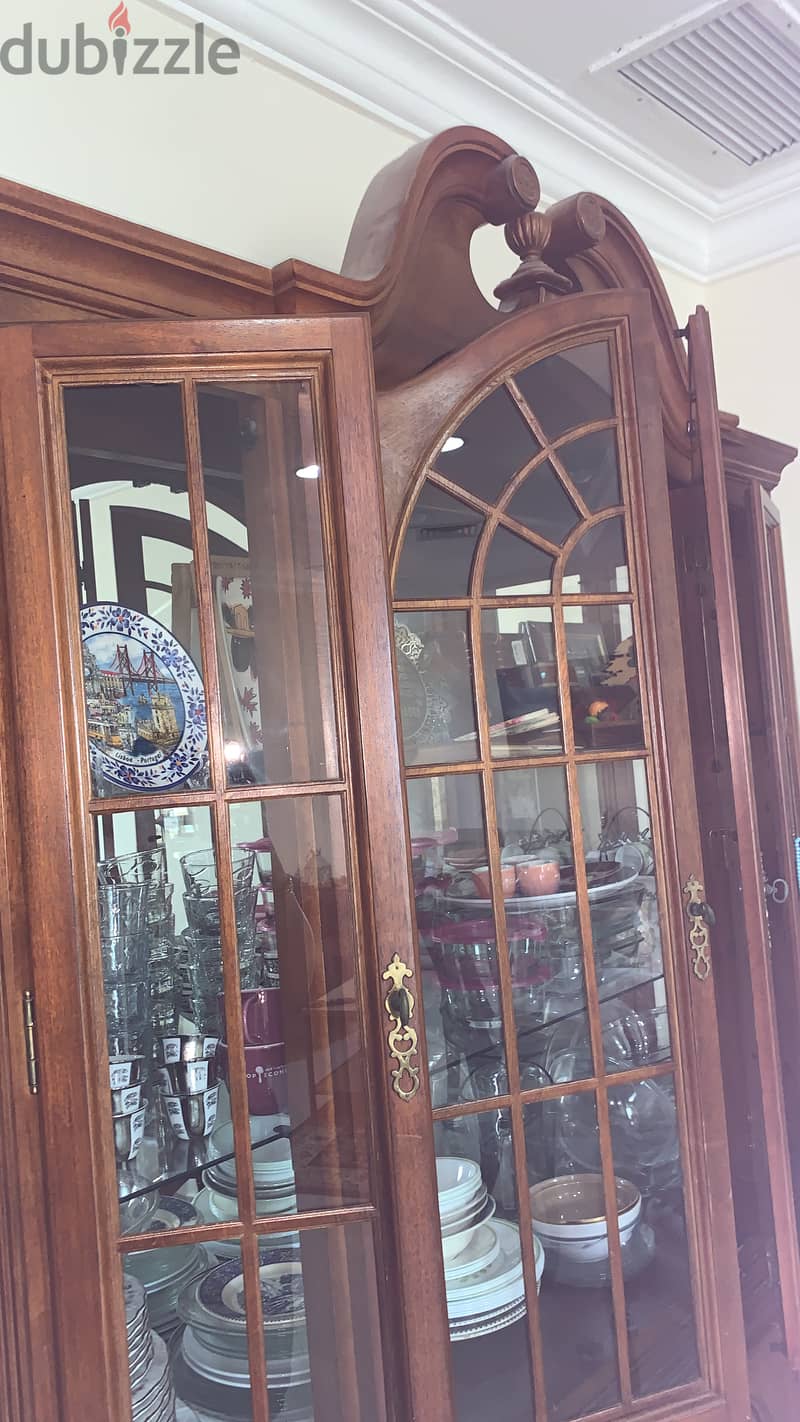 Real wood China cabinet for sale 1