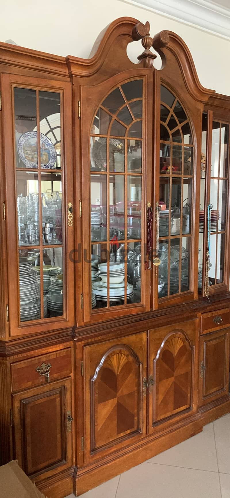 Real wood China cabinet for sale 5