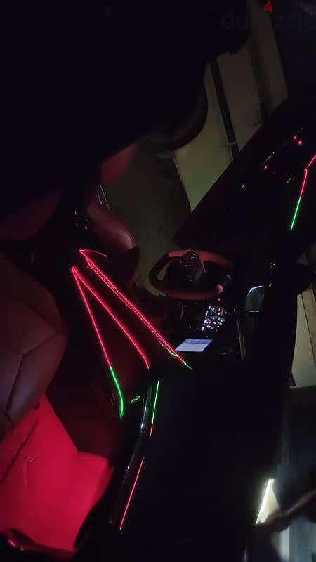 CAR INTERIOR RGB LED DESIGN  تصميم داخلي للسيارة بتقنية LED RGB 1