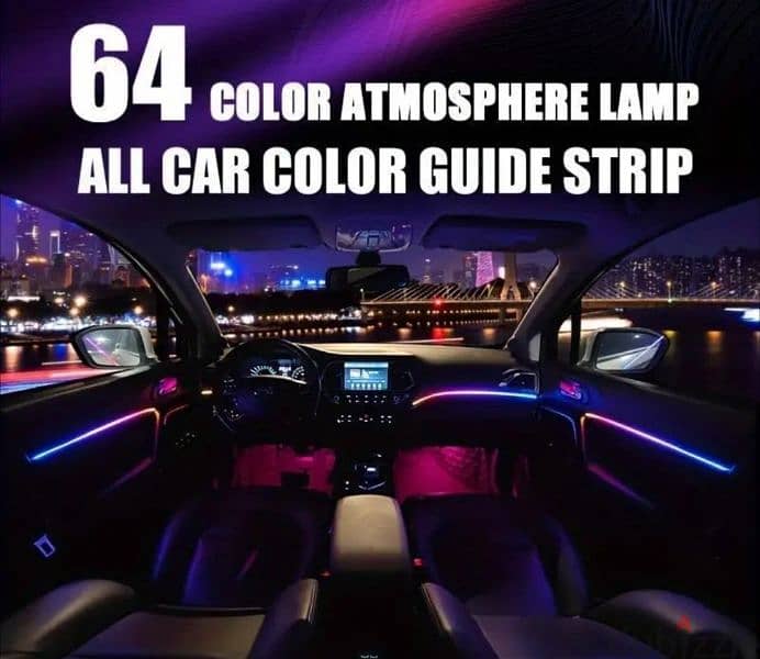 CAR INTERIOR RGB LED DESIGN  تصميم داخلي للسيارة بتقنية LED RGB 8