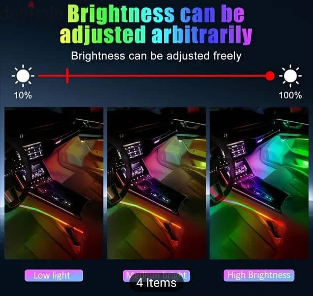 CAR INTERIOR RGB LED DESIGN  تصميم داخلي للسيارة بتقنية LED RGB 14