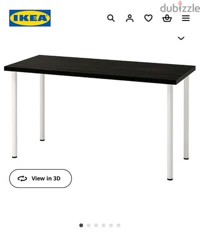 two ikea desks (black desk and white desk)