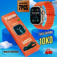 The Smart Choice: Limited-Time Ultra Smartwatch Combo Sale 7pcs 10KD 0