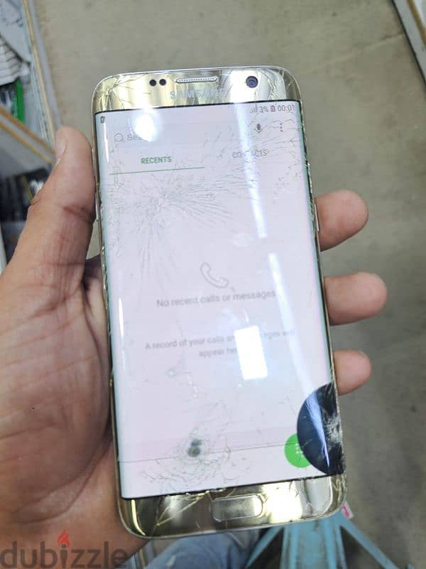 s7 edge working need change lcd bettery and back glass 1