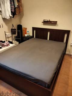 Ikea Songesaand bed with Slat and 4 storage drawers Kd55 0