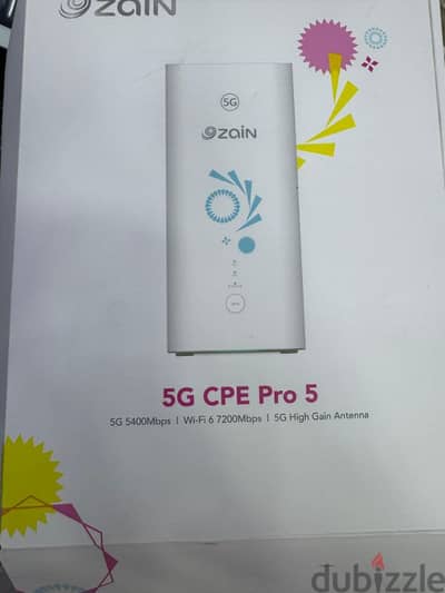 Zain router 5g pro 5400mbpbs to7200mbpbs